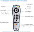Baby Realistic TV Remote Control Toy with Light and Sound, Upgrade Adjustable Volume, Early Educational Musical Toys with 3 Language English,Frenc...