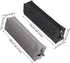 Enyuwlcm Fabric Stationery Stylish Simple Pencil Bag Small Square Waterproof Pencil Case Black and Gray 2 Pack...