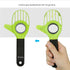 3 in 1 Avocado Slicer Tool Works as a Splitter, Pitter and Cutter as knife peeler scoop with Comfort-Grip Handle (Green-Slicer)...