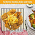 Air Fryer Rack for Ninja Foodi 10 in 1 SP101 Digital Air Fryer Countertop Oven, 13.4''*13.4'' Stainless Steel Air Fryer Accessories Roasting Steam...