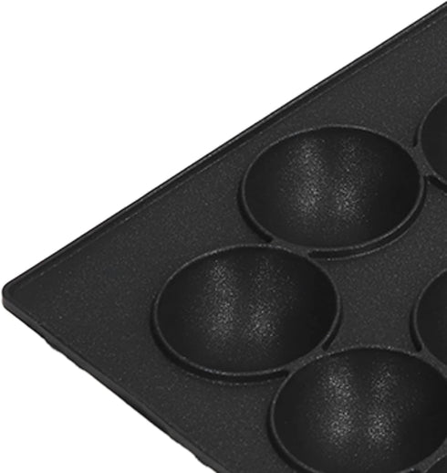 9 Hole Baking Pan, Non Stick Meatball Baking Tray Stainless Steel Octopus Meatball Grill Pan Cooking Plate...