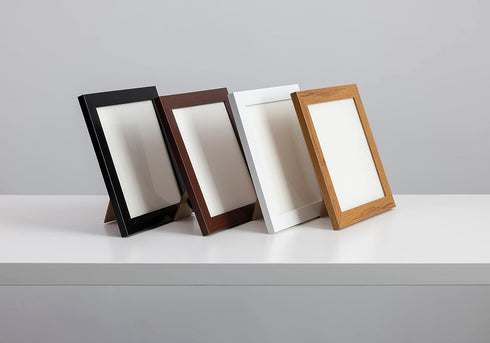 Ebherys 9.5x9.5 Hand Embroidery Frame in Red - Displays Cross Embroidery Displaying Frame 7.5x7.5 With Cardboard - Composite Wood, Metal Tabs, Tab...