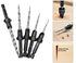 5pcs Wood Tapered Countersink Drill Bit Set Hex Shank Screw Drill Counter Sink Bit 7/64", 9/64",11/64", 3/16", 7/32" Adjustable Drilling Tool Kit ...