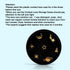 Contact Lens Case, Cute Moon And Stars Contact Holder Cases Kit with Lenses Remover Tool Tweezers Mirror Solution Bottle Portable Contacts Contain...