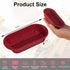 Silicone Mini Loaf Pan Set of 6, Non-stick Easy Release Rectangle Mini Bread Pan, Hot Dog Buns Mold, Flexible BPA Free Silicone Baking Mold for Ba...
