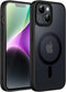 JETech Magnetic Case for iPhone 14 6.1-Inch Compatible with MagSafe, Translucent Matte Back Slim Shockproof Phone Cover (Black)...