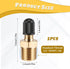 3 Pack Schrader Valve Adapter Brass Air Inflator Adapter Tire Inflator Hose Adapter, 1/4 NPT (M) to Air Pump Valve Adapter Tire Inflator Connector...