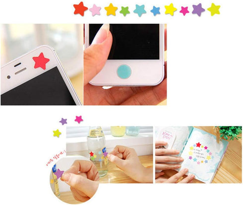 18 Sheets 1512 Pcs Colorful Heart Shape Self Adhesive Stickers, for Scrapbooking and Kid DIY Arts Crafts (Hearts, 18 Sheets)...