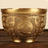Feng Shui Treasure Bowl: Chinese Fortune Money Bowl Brass Cornucopia Bowl Feng Shui Treasure Basin Wealth Bowl Golden Offering Bowl Table Centerpi...