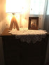 Damanni Cotton Handmade Crochet Lace Tablecloth Doilies Doily,Round,Beige,20 Inch...
