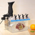 Blulu 8 Pack Sous Vide Cooking Clips for Immersion Circulator Sous Vide Clips for Keeping Bags Submerged and Prevent Floating Compatible with Anov...