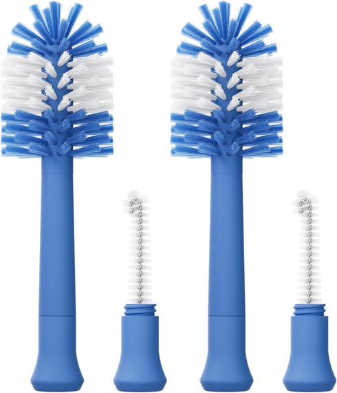 Amazer Bottle Brush Cleaner, Water Bottle Brush for Cleaning, Short Handle Bottle Brush Scrub for Water Bottles, Glasswares, Travel Coffee Mugs, 2...