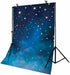 Mocsicka Starry Night Backdrops Blue Night Sky Photo Background Birthday Party Banner Supplies 5x7ft Vinyl Shining Star Newborn Baby Portrait Phot...