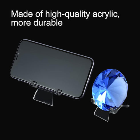 (24 PCS 2.2 x 1.69 x1.89 inch Crystal Display Stand, Rock Display Stand,Acrylic Display Stands for Crystal ,Geodes, Rock ,gemstone ,Mineral, Agate...