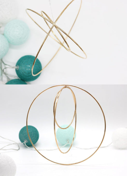 Macrame Hoop Gold Metal Rings for Dream Catcher Crafts (4" 6" 8" 9Pack)...
