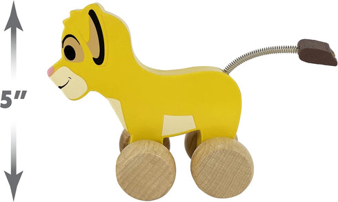 Disney Wooden Toys 6.5-inch Simba Clutch Toy, The Lion King, Wooden Toys, Pretend Play, Kids Toys for Ages 18 Month by Just Play...