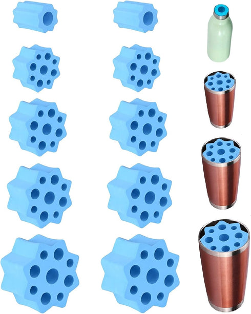 Cup Turner Foam Sets, 10PCS 5 Size Tumbler Turner Foams Inserts for 3/4 Inch PVC Pipe, Tumbler Spinner Foams Fit 40 oz 30 oz 20 oz 10 oz All Tumbl...