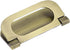 uxcell Finger Flush Pull Handle 74x34x5mm Rectangle for Drawer Door Bronze Tone...