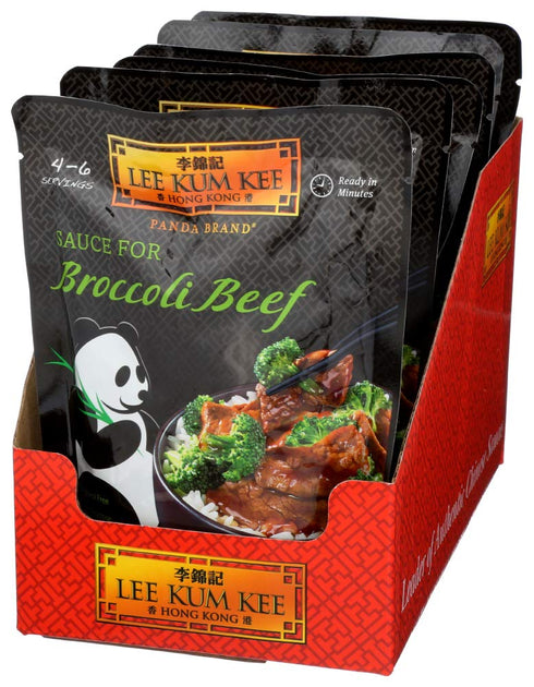 Lee Kum Kee Panda Brand Sauce for Broccoli Beef, 0g Trans Fat, No Artificial Flavors, No High Fructose Corn Syrup, Cholesterol Free, 8 Ounces (Pac...