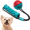 Dog Chew Toy with Rope and Ball Attachment - Durable Squeaky Dog Chew Toy for Aggressive Chewer Large Breed - Non-Toxic and Interactive Dental Cle...