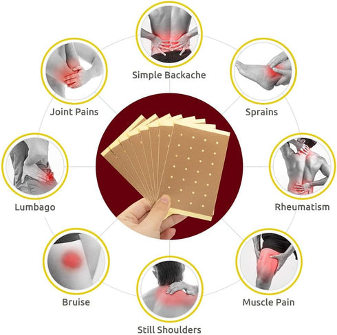 64 pcs Tiger Balm Ultra Strength,Tiger Balm Patches,Chinese Red Tiger Back Patch Ultra Strength Heat Patches for Muscle Joint of Knee Shoulder Nec...