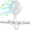GUSGU Stroller Fan Clip on for Baby, Flexible Tripod & Rechargeable Battery, Small Personal Fan, Mini Portable Fan for Travel, Handheld, Car (Whit...