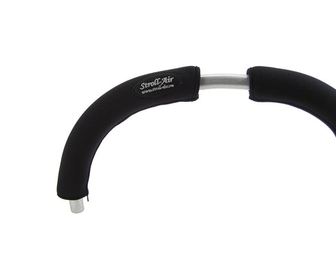 StrollAir Universal Handle Sleeve Cover, Grip Bar, Replacement, BOB, Bugaboo, Baby Jogger, Uppa Baby, Bumbleride, Black, 12"...