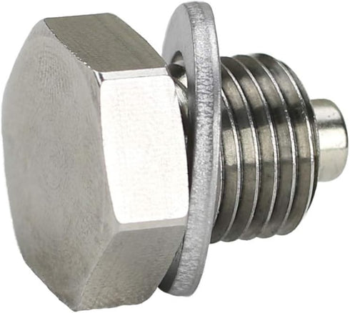 Votex - Made in USA - M14 x 1.5MM Stainless Steel Neodymium Magnetic Engine Oil Drain Plug fits Can Am - Honda - Polaris - Triumph - Yamaha Cruise...