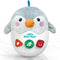 Infant Toys 0-3-6-12 Months Shower Gifts, Plush Penguin Musical Toys, Cute Stuffed Animal Baby Toys with Light & Sounds, Roly-Poly Birthday Gift f...