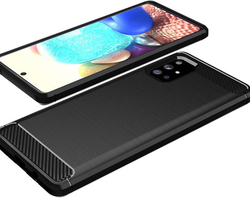 Osophter Cellular Phone Case-Samsung Galaxy A71 5G UW, Protective Mobile Phone Cover for Samsung, Shock Absorbing TPU, Scratch Resistant, 4 Textur...
