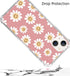 Indie Smile Face Flower Daisy Power Phone Case Compatible with iPhone 13, Hippie Retro 90s Pink Aesthetic Case for Girls Boys Women Men, Unique Tr...