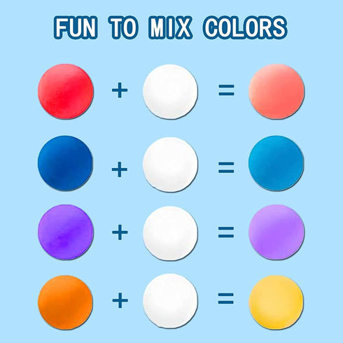 ifergoo Modeling Clay, 24/36 Colors Air Dry Clay Best Gift for Kids, Super Light Magic Clay with Sculpting Tools and Project, No-Sticky and Non-To...