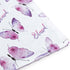 BORITAR Baby Blanket for Girls Soft Plush Minky Fabric, Double Layer Dotted Backing with Elegant Purple Butterfly Printed Blessed Blanket Gift for...