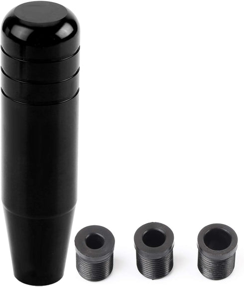 YOUTHINK Universal Shift knob, Black Aluminum Alloy Car Gear Shift Knob Handle for Manual Transmission Vehicle...
