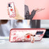 for TCL 30 SE Case (6.52-inch) Girls Women Cute Butterfly Red Heart Clear Soft Silicone Phone Case with Ring Stand Strap Lanyard Shockproof Protec...