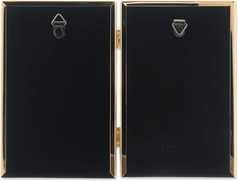 Lawrence Frames Metal Frame, Simply, Gold, 4x6 Double...