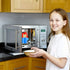 Abnaok Microwave Cleaner, Angry Mama Microwave Cleaner Microwave Oven Steam Cleaner Easily Clean in Minutes Cleans Add Vinegar and Water for Home ...