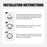 1 PC D Shape Steering Wheel Cover, All Seasons Universal Silicone Car Steering Wheel Protector, Stylish Non-Slip Fit for 15 Inch Flat Bottom Steer...