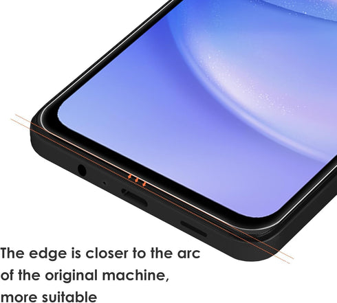 WD&CD 3 Pack Screen Protector Compatible with Samsung Galaxy A15 5G 6.5'', 9H Hardness Tempered Glass Film Anti Scratch Bubble Free...