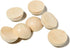 50 PCS 30 mm Split Wood Balls, Small Natural Unfinished Half Round Wooden Beads for Kids Craft...