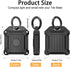 Tile Mate 2022 Tracker Case, Anti-Scratch Waterproof Cover with Keychain, Finder and Item Locator Cover for Carabiner, Keys, Bags, Cat Dog Collar ...