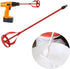 Paint Mixer, 1-5 Gallon Bucket Mortar Mixer Paint Stirrer for Drill, Mud Mixer Steel Hex Rod Power Tool Resin Mixer Bit Replacement for Grout Mort...