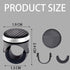 Car Steering Wheel Knob Spinner, Automotive Steering Wheel Spinners Carbon Fiber and Metal Ball, Vehicle Steering Wheel Accessories, Universal for...