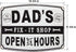 Lily's Home Dad’s Fix-It Shop Sign, Hanging Metal Sign, Garage Decor, Novelty Gifts for Dad...
