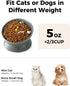 Elevated Cat Food Bowl, 5 Oz Ceramic Raised and Tilted Water Bowl, Anti Vomiting and Protect Pets' Spines Dishes for Small Dog, Fat Faced Cat, Kit...