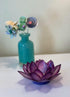 Capiz Shell Lotus Flower Decor Tealight Candle Holder for Serene Ambiance - Handmade Decorative Candle Holders for Meditation, Yoga, and Relaxatio...