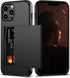 Nvollnoe for iPhone 12 Pro Max Case with Card Holder Heavy Duty Protective Dual Layer Shockproof Hidden Card Slot Slim Wallet Case for iPhone 12 P...