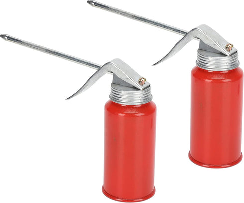 2 Pcs Oil Can Pump Oiler, Metal Pump Oil Can, 200ml Gun Oil Spray Can for Home Auto Motorcycles Applications...
