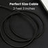 100W 5A PD Fast Charging Data Cable USB A to C Gold Plated Connectors 480 mbs Data sync and Charging with LED Active Connection Light - 3 feet 3 i...