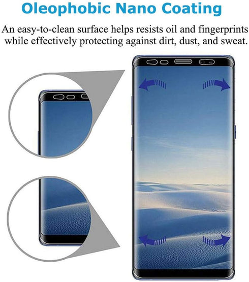 Macosen Galaxy S8 Privacy Screen Protector, 2-Way Anti Spy Scratch Resistant Full Adhesive Coverage Nano Shield, No Bubbles 3D Curve Edge Fit Soft...